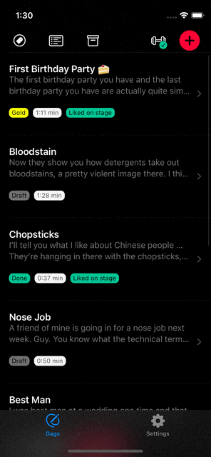 Keep your material app screen